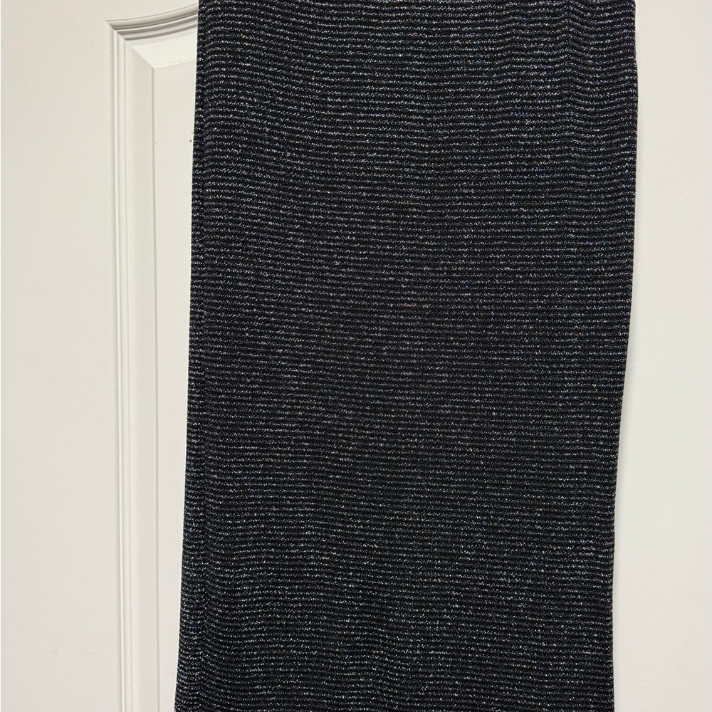 Sanctuary Black and Silver Pencil Skirt